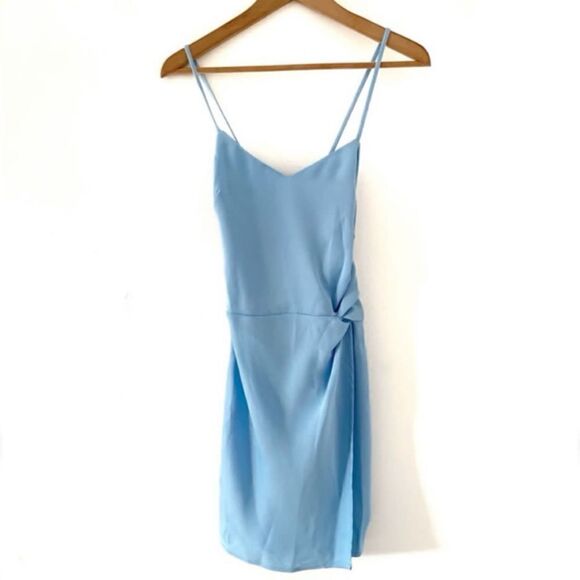 NWT NBD Venice Blvd Mini Dress in French Blue XS - Picture 4 of 7